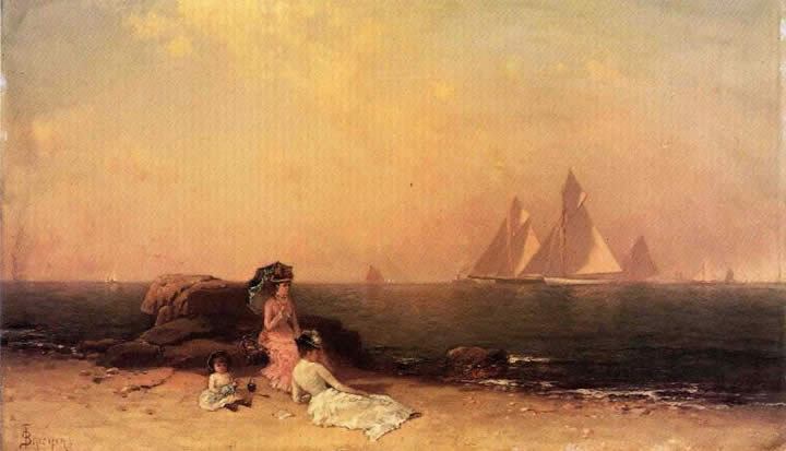 Alfred Thompson Bricher Afternoon at the Shore